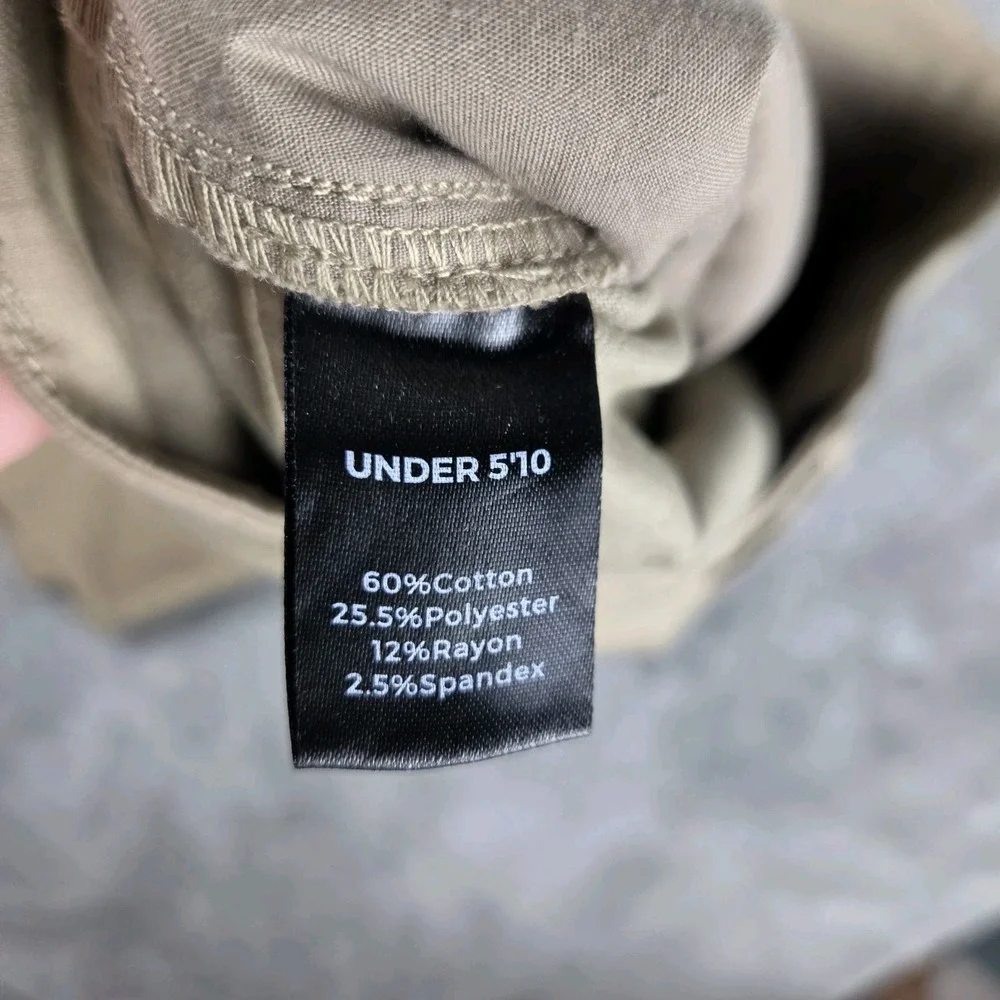 Under 510 Khaki Garment Dyed Stretch Tapered Leg Jeans Mens Size 33x27